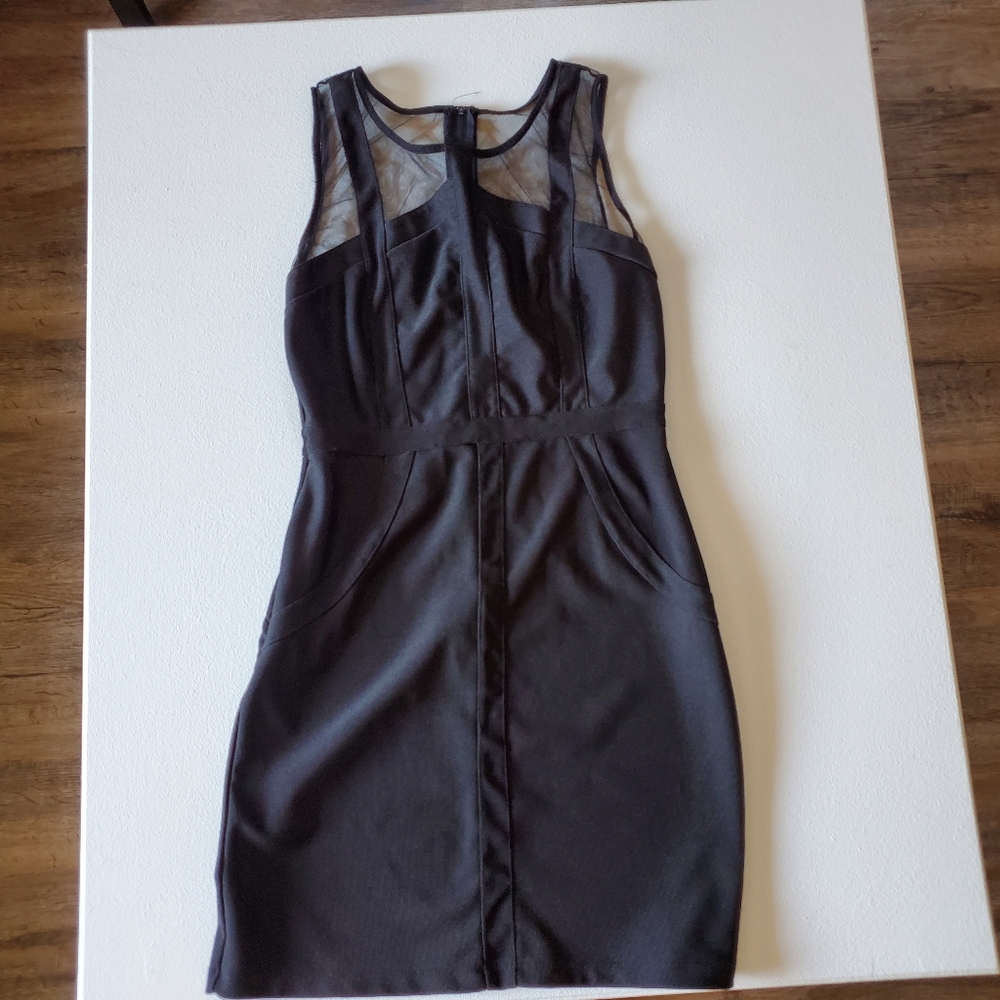 Black cocktail dress